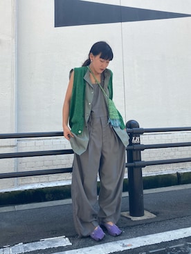 「saby（サバイ）のアイテム」を使った、ナズさん（レディース・157cm）の夏コーディネート