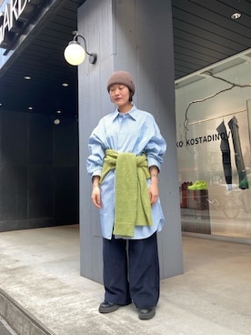 「CPH（シーピーエイチ）のアイテム」を使った、ナズさん（レディース・157cm）の春コーディネート