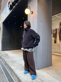 YOKE（ヨーク）の「YOKE/ヨーク/3COLOR JACQUARD MOHAIR SWEATER