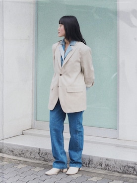 「NEPLA.（ネプラ）のアイテム」を使った、ナズさん（レディース・157cm）の春コーディネート