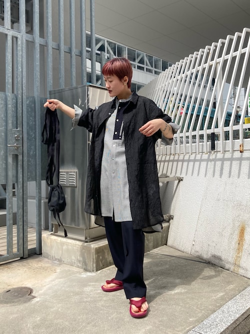 YOKE（ヨーク）の「YOKE/ヨーク/WOOL FLANNEL BACK SLIT