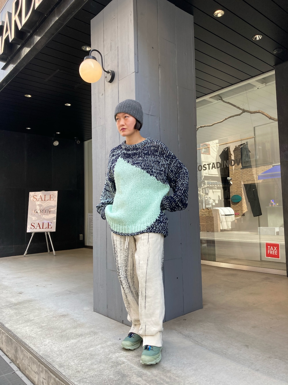 YOKE（ヨーク）の「YOKE/ヨーク/INTARSIA COTTON SWEATER（ニット