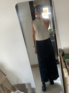「Apple（-）のアイテム」を使った、Lonaさん（レディース・162cm）の春コーディネート