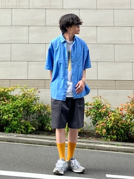 「アイテム（スニーカー）」を使った、こぺさん（メンズ・171cm・20代）の夏コーディネート