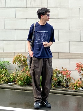 「アイテム（カーゴパンツ）」を使った、こぺさん（メンズ・171cm・20代）の夏コーディネート
