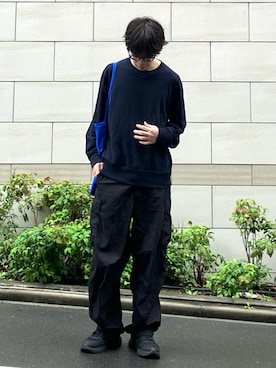 「アイテム（トートバッグ）」を使った、こぺさん（メンズ・171cm）の秋コーディネート