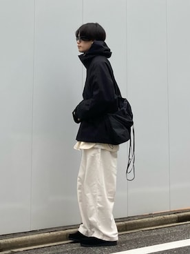 「新星WEARISTAにエントリー」｜「アイテム（マウンテンパーカー）」を使った、こぺさん（メンズ・171cm）の冬コーディネート