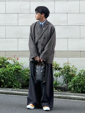 「アイテム（ハンドバッグ）」を使った、こぺさん（メンズ・171cm）の秋コーディネート