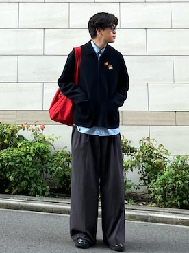 「アイテム（シャツ/ブラウス）」を使った、こぺさん（メンズ・171cm）の秋コーディネート