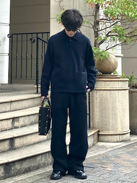 「アイテム（ハンドバッグ）」を使った、こぺさん（メンズ・171cm）の秋コーディネート