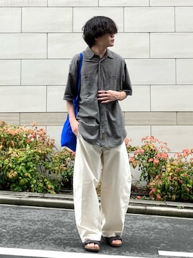 「アイテム（トートバッグ）」を使った、こぺさん（メンズ・171cm・20代）の夏コーディネート