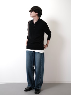 「アイテム（ローファー）」を使った、こぺさん（メンズ・171cm・20代）の夏コーディネート