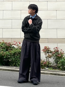 「SUBU（スブ）のアイテム」を使った、こぺさん（メンズ・171cm）の冬コーディネート