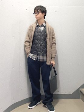 東松さん(メンズ・168cm)の冬コーディネート