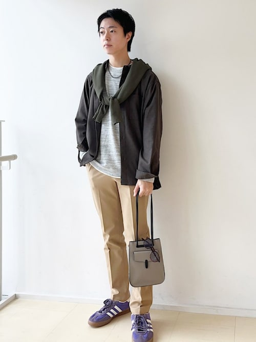 SHIPS: CORDURA(R) ウール リラックス レギュラーカラー シャツ