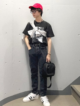 「テーパードデニム」｜東松さん（メンズ・168cm）の秋コーディネート