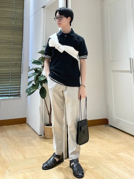 東松さん(メンズ・168cm)の春コーディネート