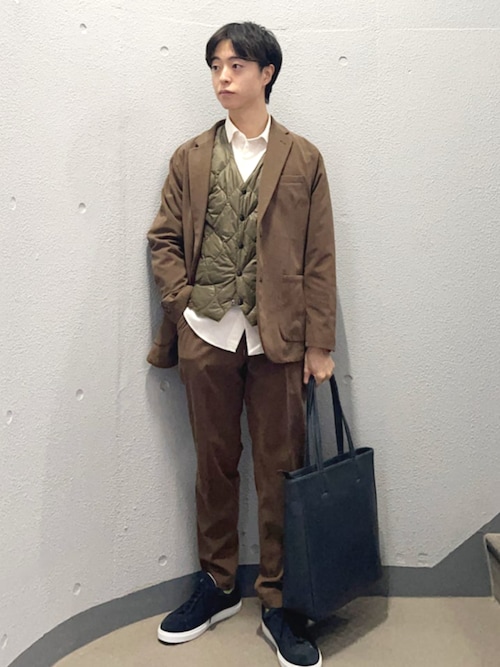 SHIPS: スマート レザー ヴァーティカル トートバッグ（トートバッグ