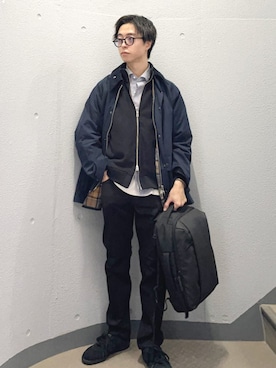 東松さん(メンズ・168cm)の冬コーディネート