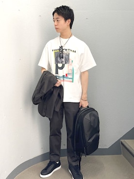 「SHIPS（シップス）のアイテム（ブレスレット）」を使った、東松さん（メンズ・168cm）の夏コーディネート