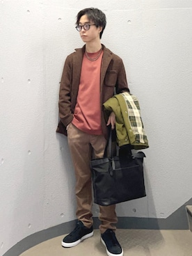 「SHIPS」｜東松さん（メンズ・168cm）の秋コーディネート