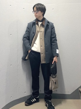 東松さん（メンズ・168cm）の冬コーディネート