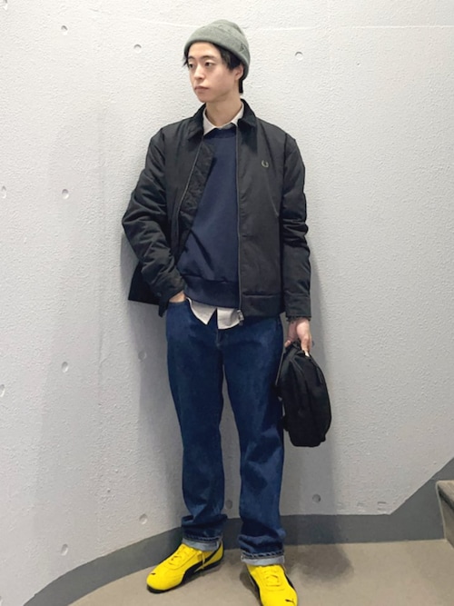 SHIPS別注】FRED PERRY: シングル ティップ スウェットシャツ（Tシャツ