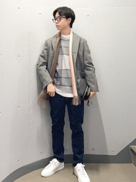 東松さん（メンズ・168cm）の冬コーディネート