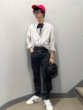 「シルバーアクセサリー」｜東松さん（メンズ・168cm）の秋コーディネート