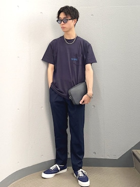 「SHIPS（シップス）のアイテム（ブレスレット）」を使った、東松さん（メンズ・168cm）の秋コーディネート