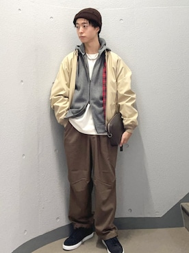 東松さん（メンズ・168cm）の秋コーディネート