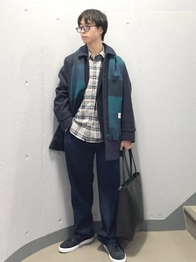 東松さん(メンズ・168cm)の冬コーディネート