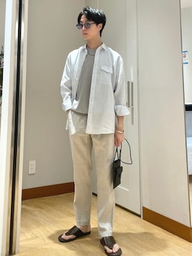 東松さん(メンズ・168cm)の春コーディネート