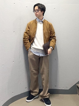 東松さん(メンズ・168cm)の春コーディネート
