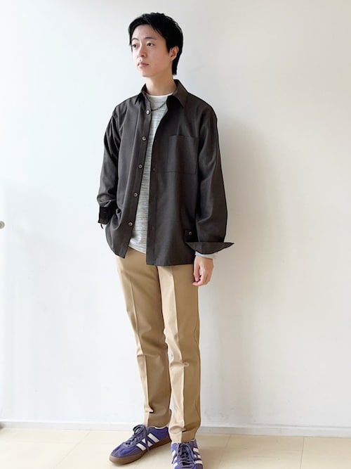 SHIPS: CORDURA(R) ウール リラックス レギュラーカラー シャツ