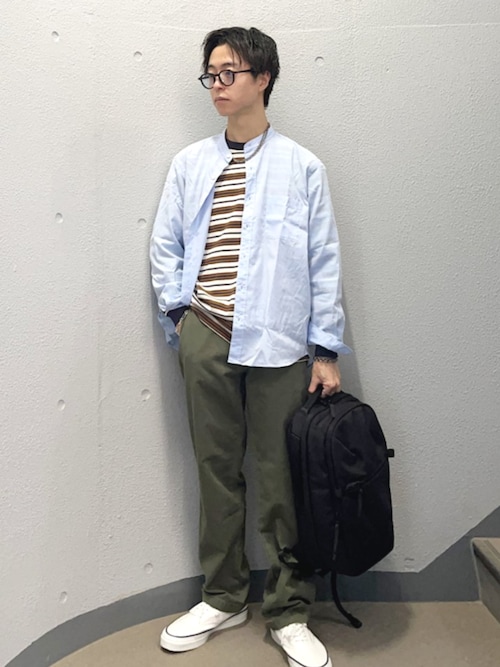 SHIPS（シップス） シャツ SHIPS: 140S ブロード バンドカラー シャツ