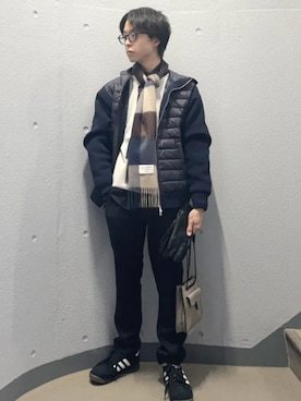 東松さん(メンズ・168cm)の冬コーディネート