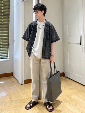 東松さん(メンズ・168cm)の夏コーディネート