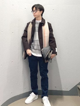 東松さん（メンズ・168cm）の冬コーディネート