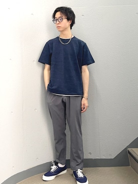 「グラミチ」｜東松さん（メンズ・168cm）の秋コーディネート