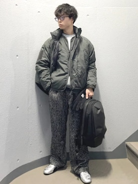 「WILD THINGS（ワイルドシングス）のアイテム」を使った、東松さん（メンズ・168cm）の冬コーディネート