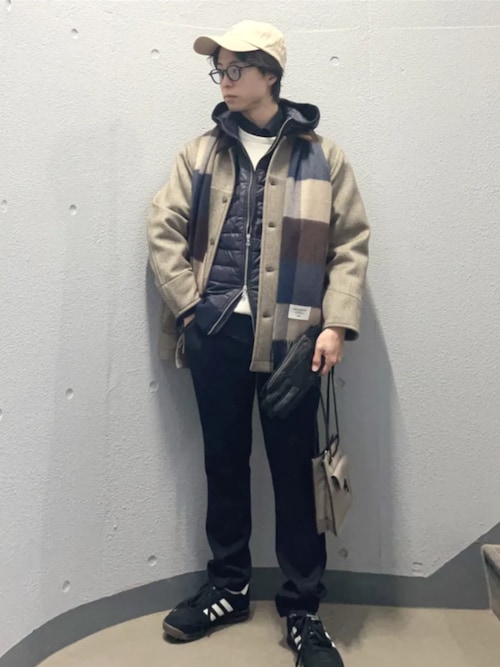 セール】SHIPS: ニット ドッキング ダウン ブルゾン（ブルゾン