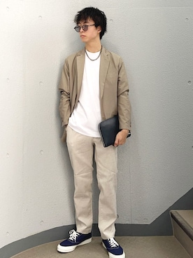 東松さん（メンズ・168cm）の春コーディネート
