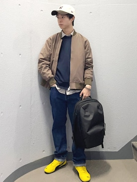 東松さん（メンズ・168cm）の秋コーディネート