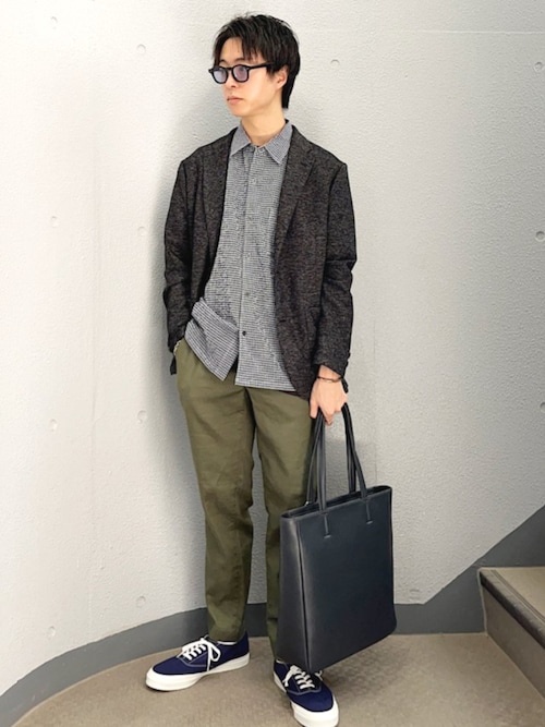 SHIPS: スマート レザー ヴァーティカル トートバッグ SHIPS: スマート レザー ヴァーティカル トートバッグ