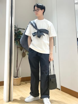 「たすき掛け」｜東松さん（メンズ・168cm）の夏コーディネート