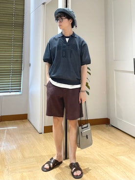 東松さん(メンズ・168cm)の夏コーディネート