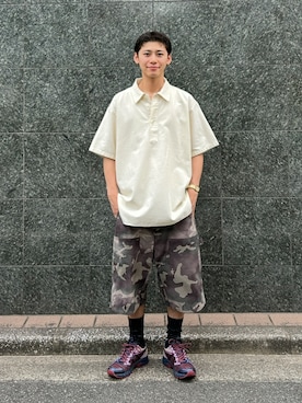 「BEAMS（ビームス）のアイテム」を使った、nipeiさん（メンズ・172cm）の夏コーディネート