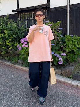 「GAP（ギャップ）のアイテム（パンツ）」を使った、nipeiさん（メンズ・172cm）の夏コーディネート