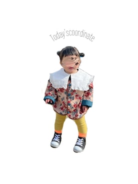 「襟付きトップス」｜「アイテム（ジャケット/アウター）」を使った、sakuuunnさん（レディース・152cm）の冬コーディネート